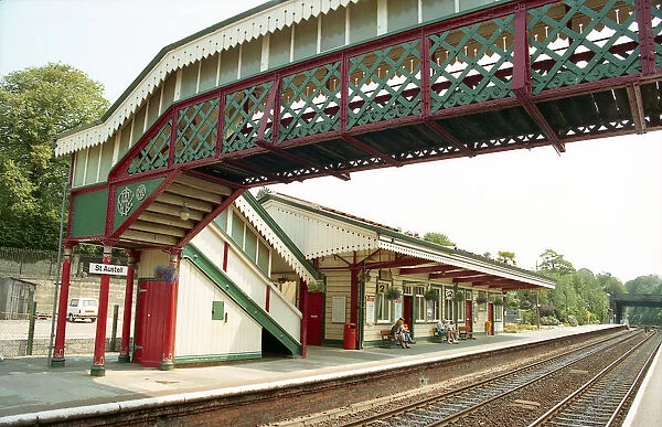 Railway Station, St Austell, Cornwall. July 1990