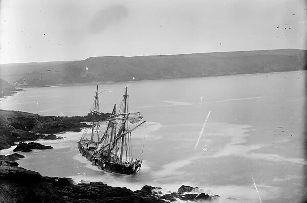 The ship, Bay of Panama, Falmouth, Cornwall. March 1891