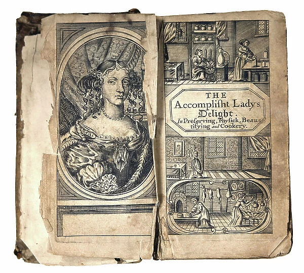 1675 dated English Ladies Cookbook including medical remedies