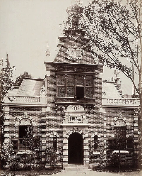 1889 Paris World's Fair: laboratory for diamond cutting in Amsterdam, work by the architect Niermas