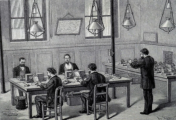 19th century Telegraph office