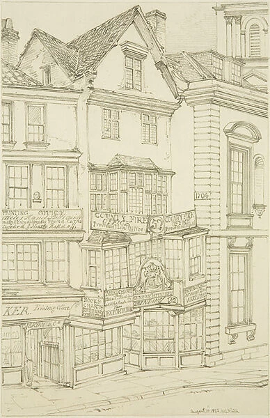 52 Corn Street, 1823 (pencil on paper)
