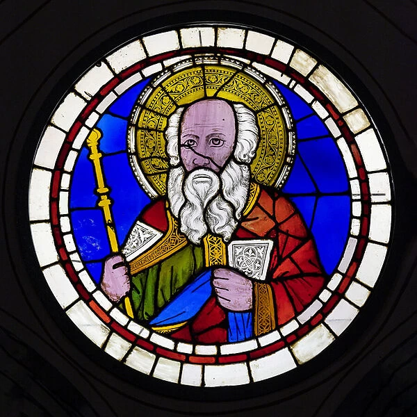 Aaron, early XIV century (stained glass)