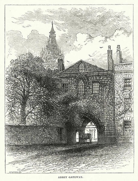 Abbey Gateway (engraving)