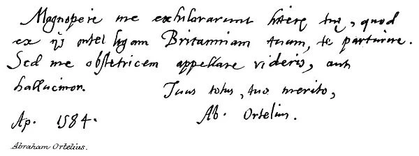 Abraham Ortelius (engraving)