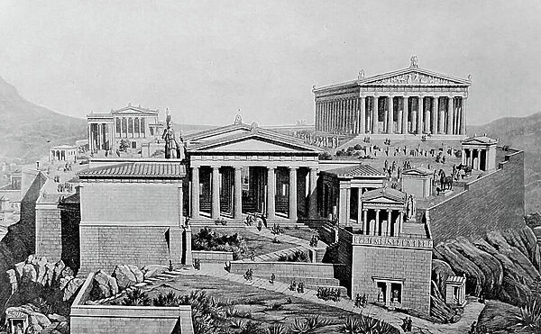The Acropolis as it appeared during the Golden Age