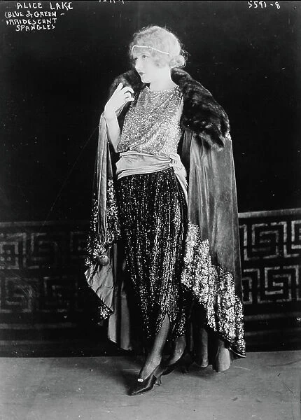 Actress Alice Lake, Fashion Portrait, Bain News Service, 1921 (b / w photo)