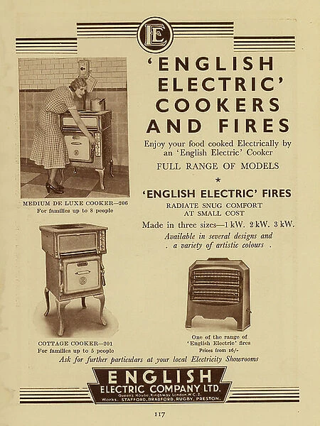 Advertisement, c.1935 (b / w photo)