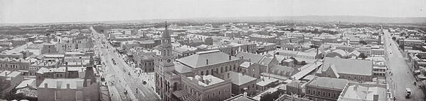 Adelaide, from GPO, looking North East (b  /  w photo)