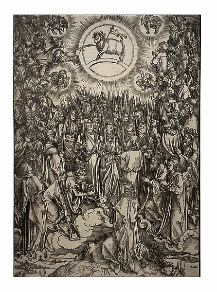 The Adoration of the Lamb, 1498 (engraving)