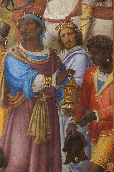 Detail of the Adoration of the Three Wise Men, Presbytery or Main Chapel (fresco)