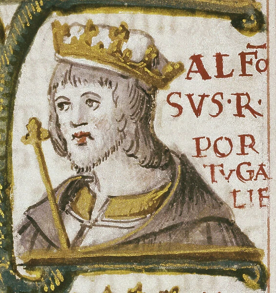 Afonso I of Portugal (1109-1185), 1463 (miniature)