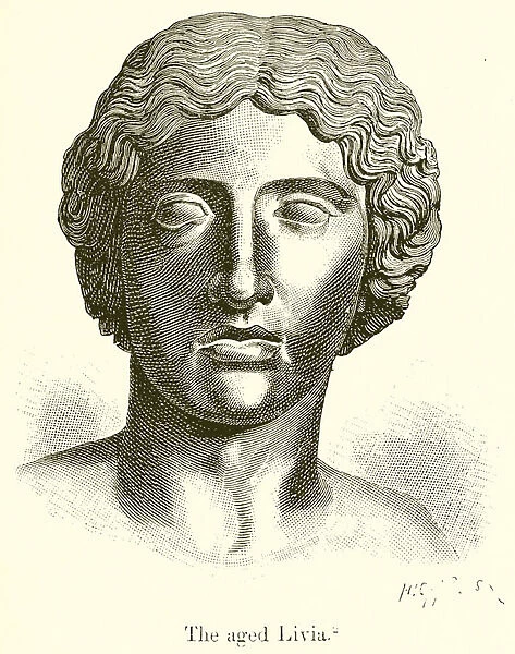 The aged Livia (engraving)