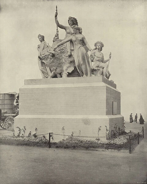 The Albert Memorial (b  /  w photo)