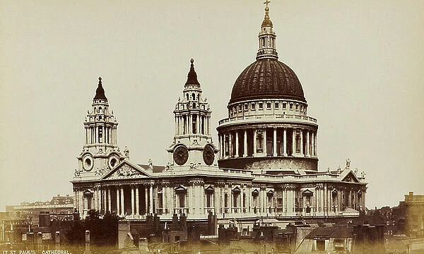 Album 'Photographs of London': View of Saint Paul Cathedral
