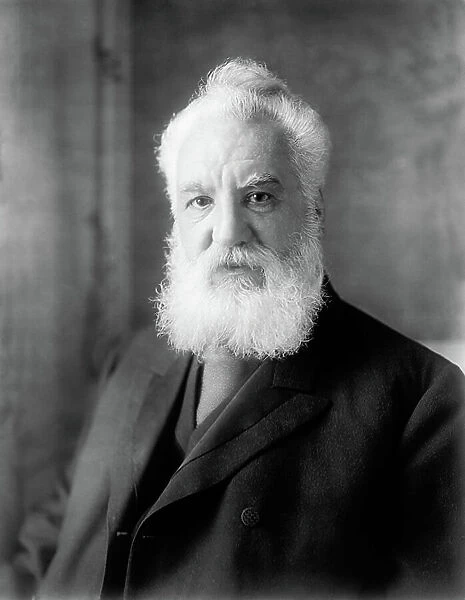 Alexander Graham Bell, United States, c. 1918 (b / w photo)