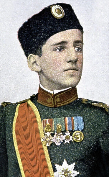 Alexander I of Serbia, early 20th century (print)