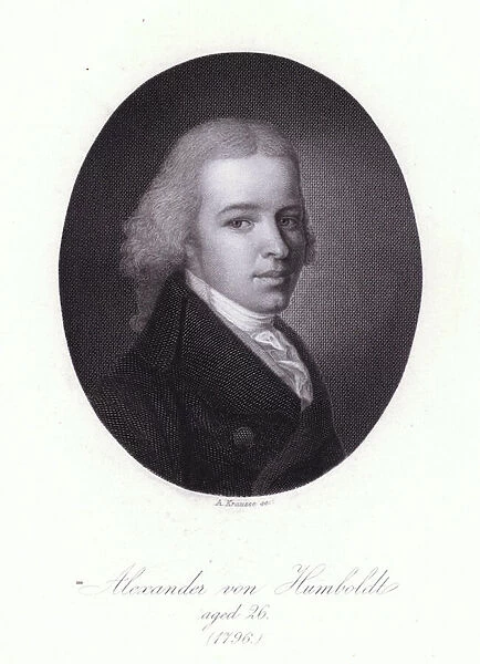Alexander von Humboldt, German geographer, naturalist and explorer (engraving)