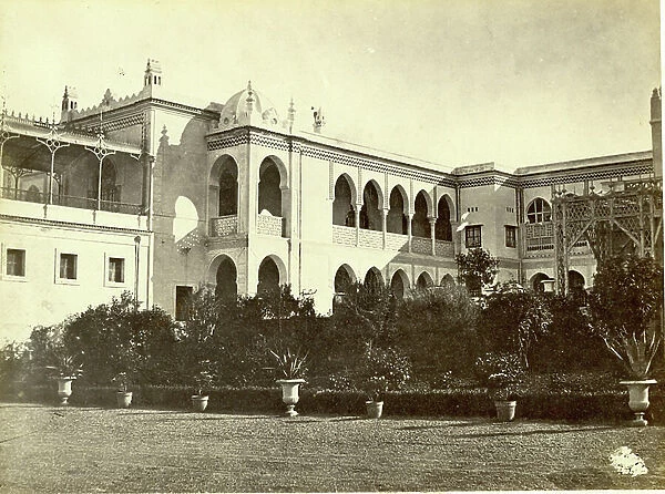 Algeria, Algiers: government palace, 1860