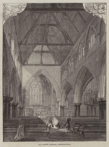 All Saints Church, Notting-Hill (engraving)