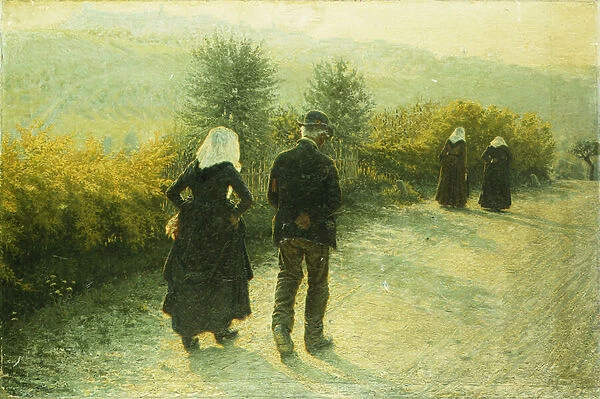 Alla Domenicale, 1890 (oil on canvas)