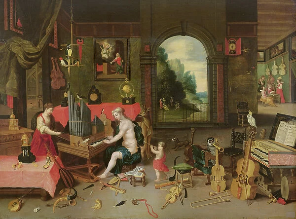 Allegory of Hearing (oil on canvas)
