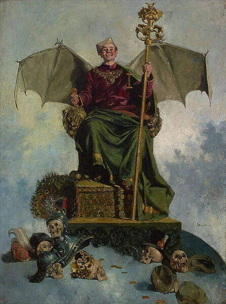 Allegory of Satan (Lord of the World), c. 1900 (oil on canvas)