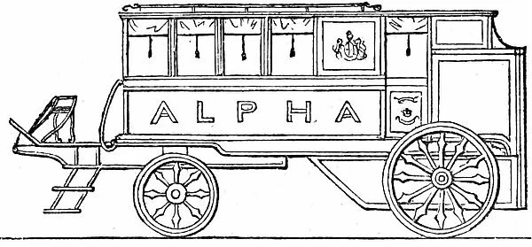 Alpha steam wagon