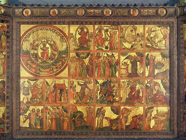 Altarpiece with 48 Scenes of the Apocalypse, c
