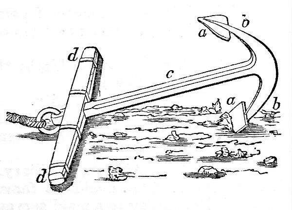 An anchor, 1850