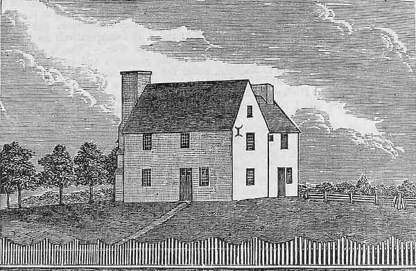 Ancient House at Guilford, Connecticut, from Connecticut Historical Collections