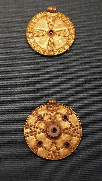 Anglo-Saxon fine gold buckles
