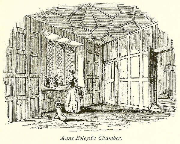 Anne Boleyns Chamber (engraving)