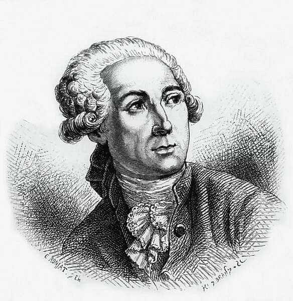 Antoine Laurent Lavoisier, 19th century (engraving)