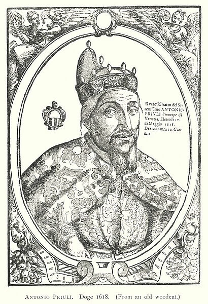 Antonio Priuli, Doge 1618 (engraving)