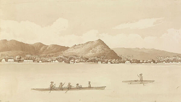 Apia Bay, Upolu, NavigatorsIslands [Samoa] Septr 18th 1849, 1849 (graphite, wash)