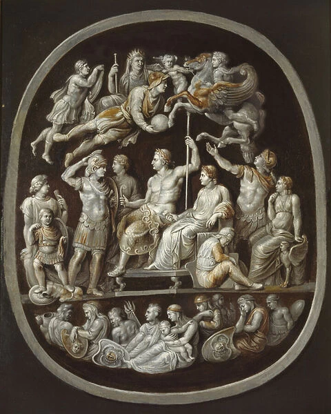 The Apotheosis of Germanicus (oil on canvas)