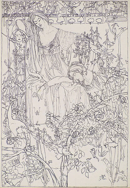 The Arbor, 1899 (pen & ink)