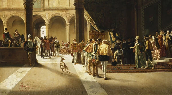 The Arrival, 1882 (oil on canvas)