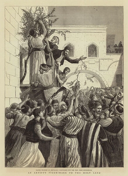 An Artists Pilgrimage to the Holy Land (engraving)