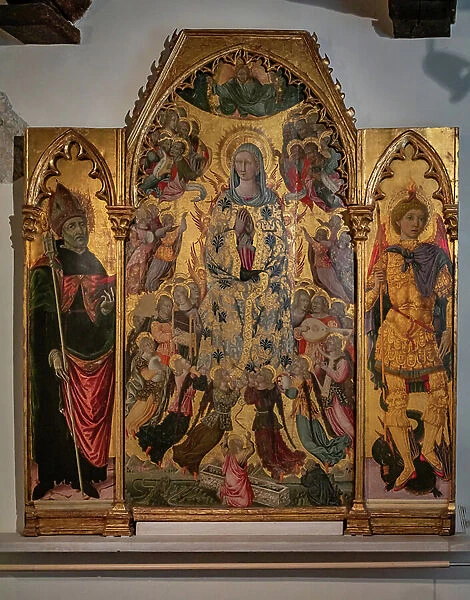 Assumption of the Virgin, first half of the 15th century (tempera on wood)