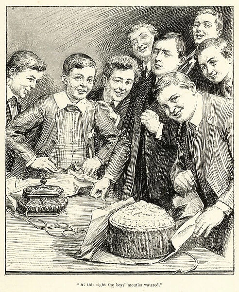 'At this sight the boys mouths watered'(engraving)