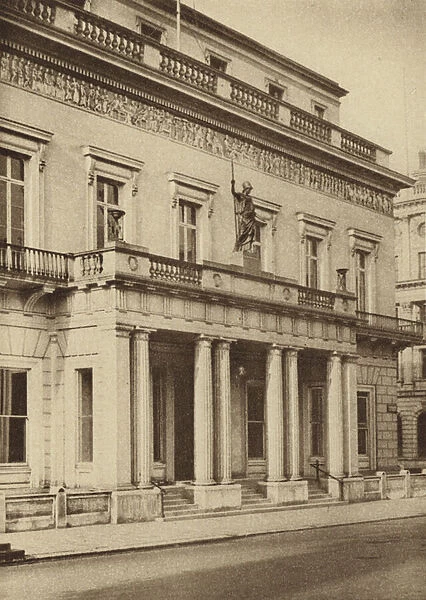 The Athenaeum Club, Waterloo Place, Westminster (b  /  w photo)