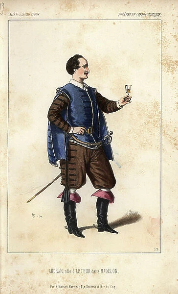 Audran in the role of Arthur in 'Madelon'