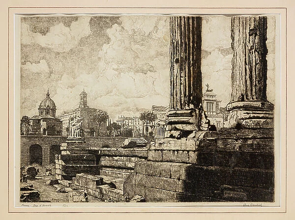 Augustus Forum (etching)