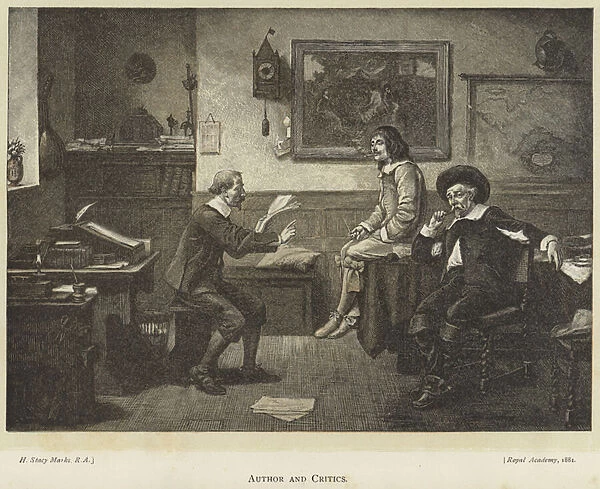 Author and critic (engraving)