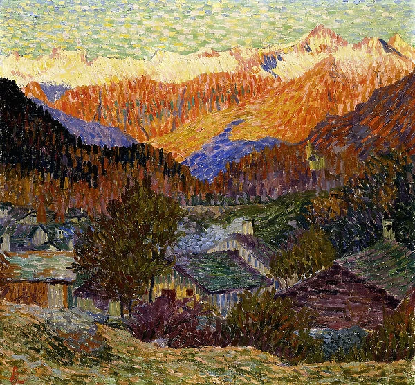 Autumn Morning (Original), 1908 (oil on canvas)