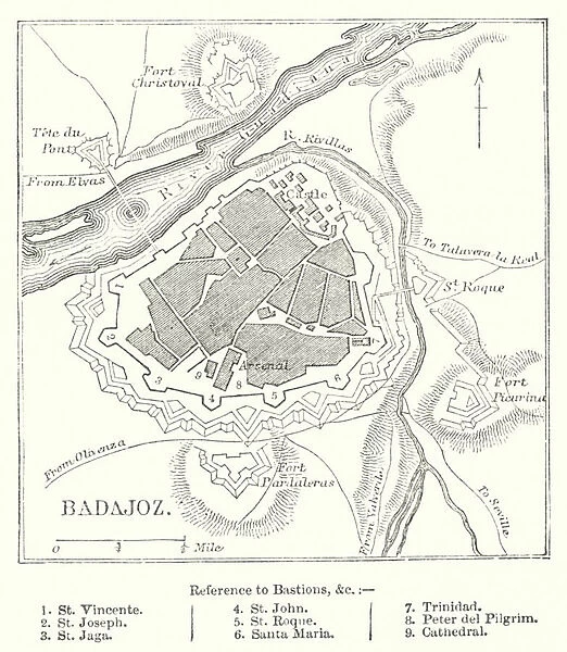 Badajoz (engraving)