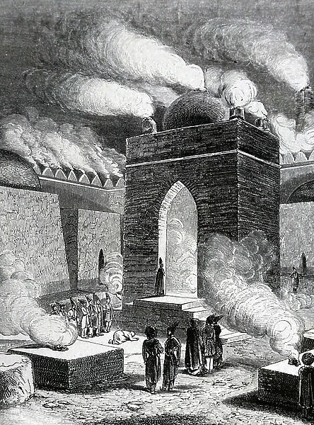 The Baku Ateshgah, 1850