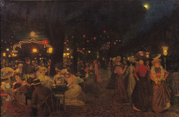 The Bal Bullier, 1902 (oil on canvas)